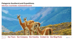 Desktop Screenshot of patagoniasouthernlandexpeditions.com