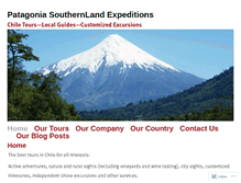 Tablet Screenshot of patagoniasouthernlandexpeditions.com